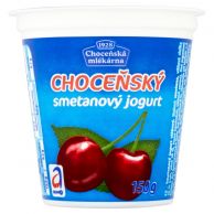 Choceňský smetanový jogurt višeň 150 g