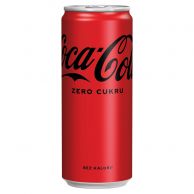 Coca-Cola Zero plech 0,33 l
