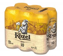 Pivo Kozel světlé výčepní 0,5 l