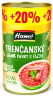 **Trenčanský párek s fazolí 415g + 20%..