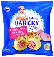 Bramborové knedlíky s uzeným masem 320g