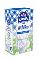 Mléko trvanlivé polotučné Kunín 1 l