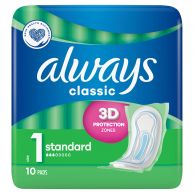 Hygienické vložky Always Classic Standard 10 ks