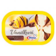 Prima vanilková s čokoládovým toppingem 900 ml