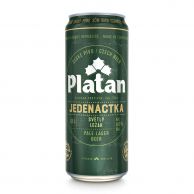 Pivo Platan 11 světlý ležák 0,5 l