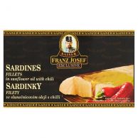 Sardinky filety chilli Franz Josef Kaiser 90 g