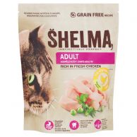 Granule kočka Shelma adult kuřecí 750 g