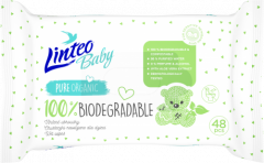 Vlhčené ubousky Linteo 100% biodegradable 48 ks