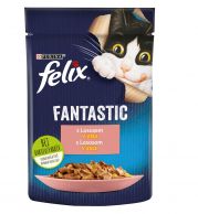 Felix kočka kapsa losos v  želé 85 g