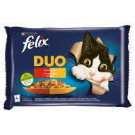 Felix DUO kočka kapsička masový výběr 4 x 85 g