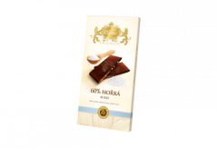 Hořká čokoláda 60% se solí 80 g