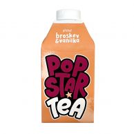 POPSTAR TEA Broskev-vanilka 0,5 l