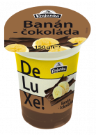 Krajanka DeLuXe smetanový jogurt banán-čokoláda 150 g
