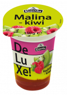 Krajanka DeLuXe smetanový jogurt malina-kiwi 150 g